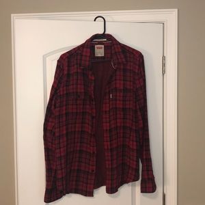 Levi’s Red Plaid Shirt